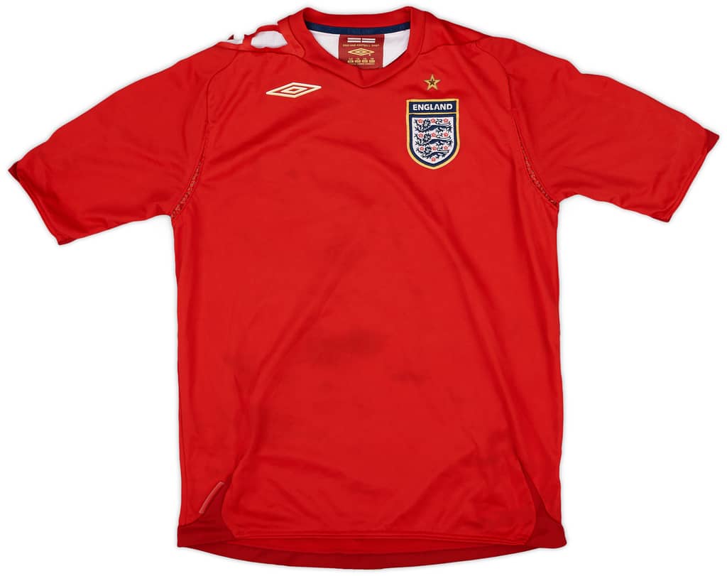 2006-08 England Away Shirt - 8/10 - (XL.Boys)