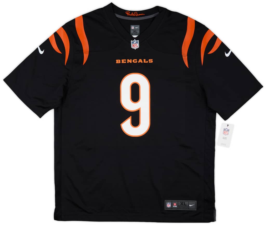 2021-24 Cincinnati Bengals Burrow #9 Nike Game Home Jersey (XL)