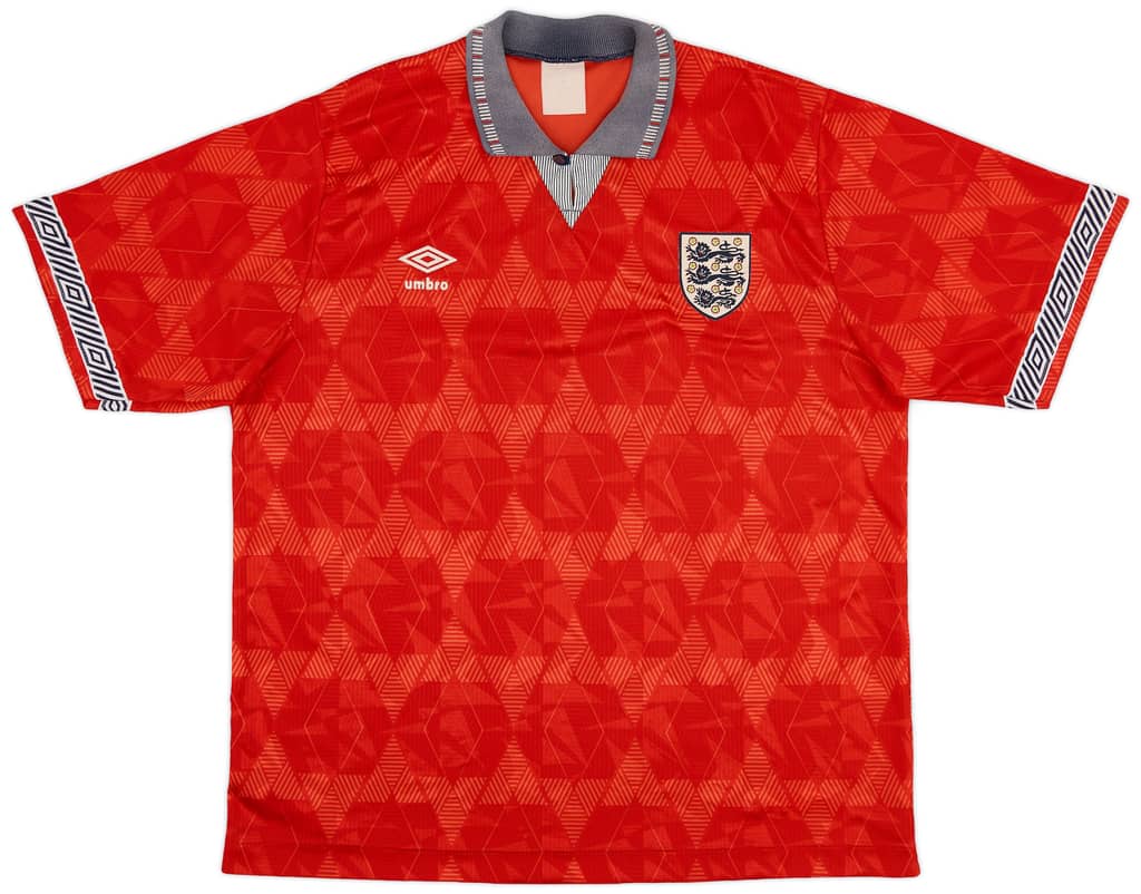 1990-93 England Away Shirt - 7/10 - (XXL)