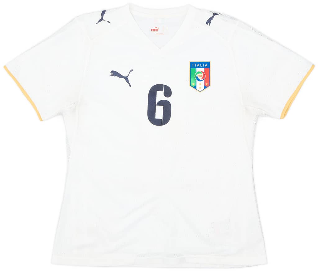 2007-08 Italy Women's Away Shirt #6 - 5/10 - (Women's L)