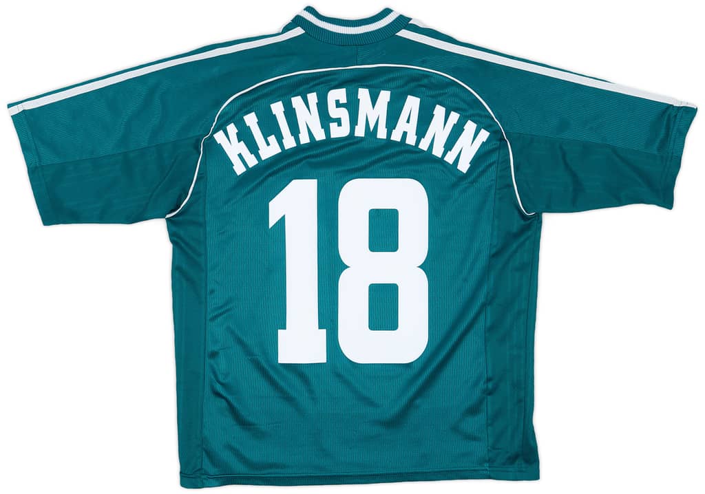 1998-00 Germany Away Shirt Klinsmann #18 - 6/10 - (S)
