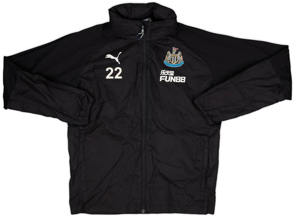 2017-18 Newcastle Puma Player Issue Hooded Rain Jacket #22 - 8/10 - (M)