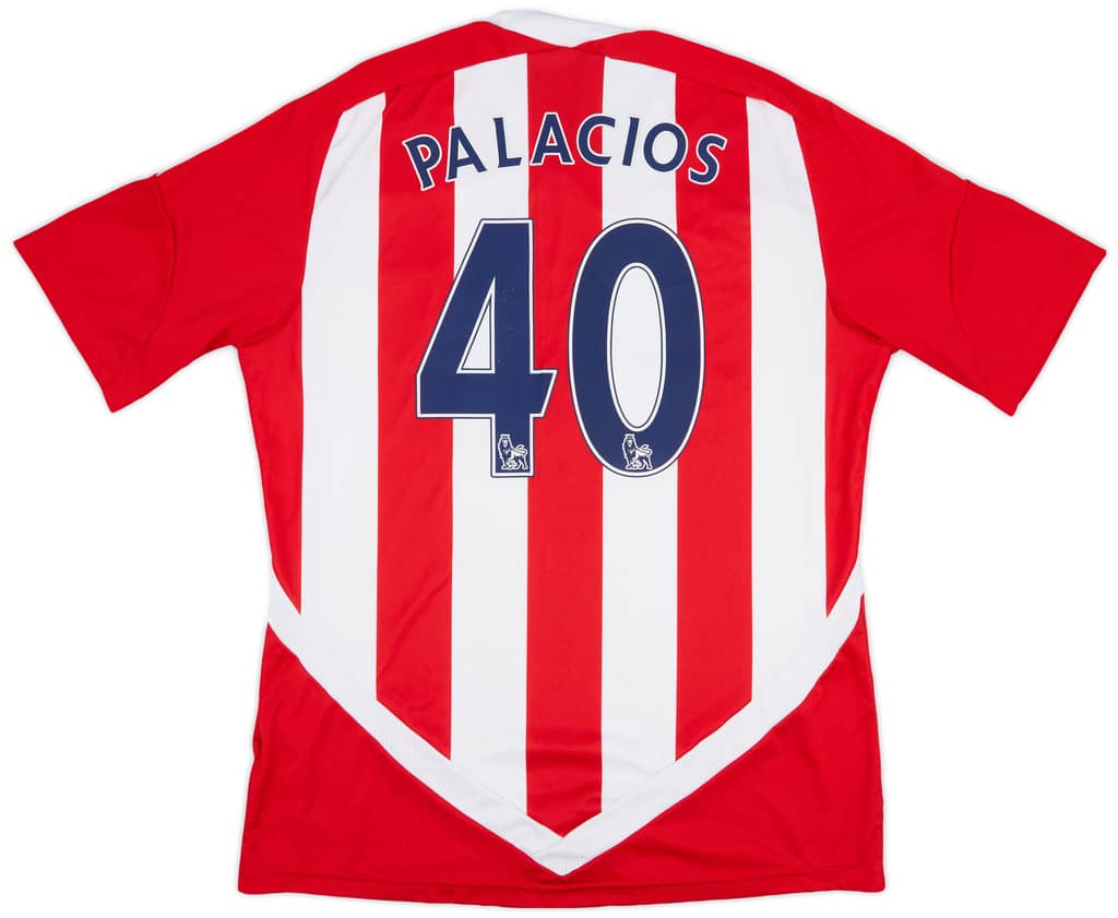 2011-12 Stoke City Home Shirt Palacios #40 - 8/10 - (L)