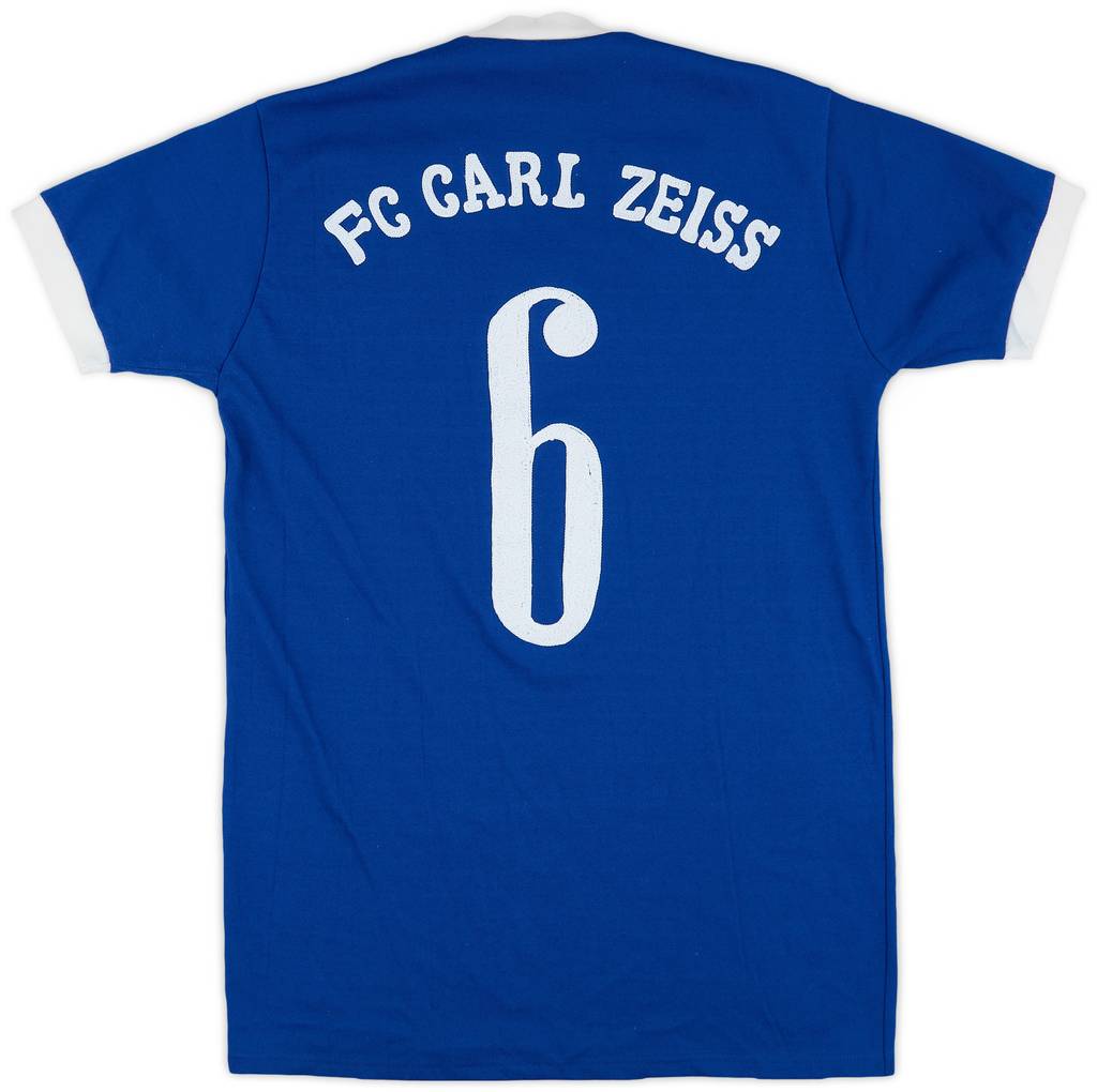 1983-84 Carl Zeiss Jena Match Issue Home Shirt #6