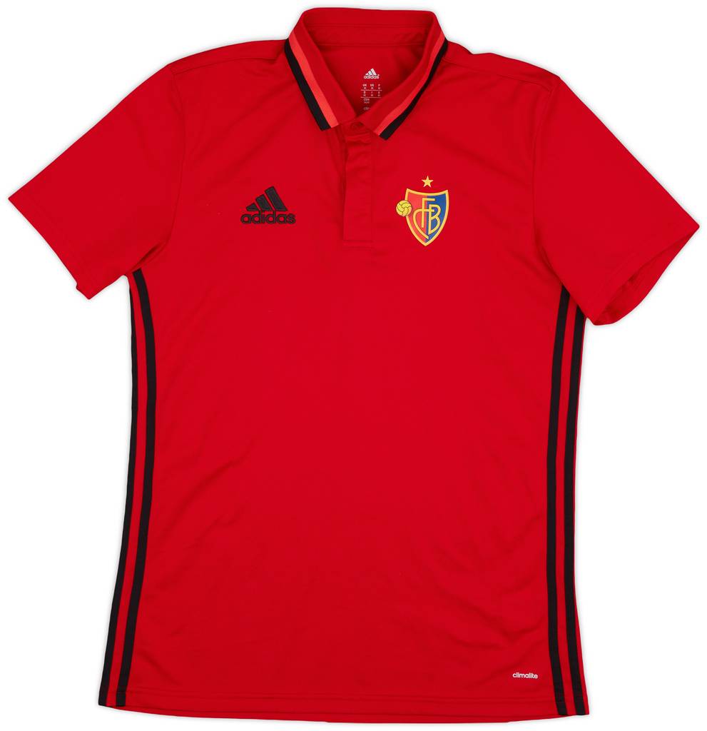 2014-15 FC Basel adidas Polo Shirt - 9/10 - (M)