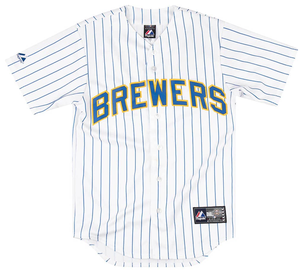 2007-08 Milwaukee Brewers Braun #8 Majestic Jersey (Home) S