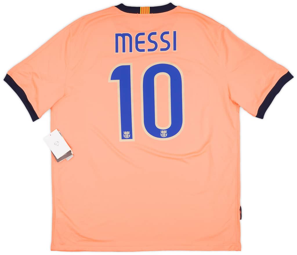 2009-10 Barcelona Away Shirt Messi #10 (XL)