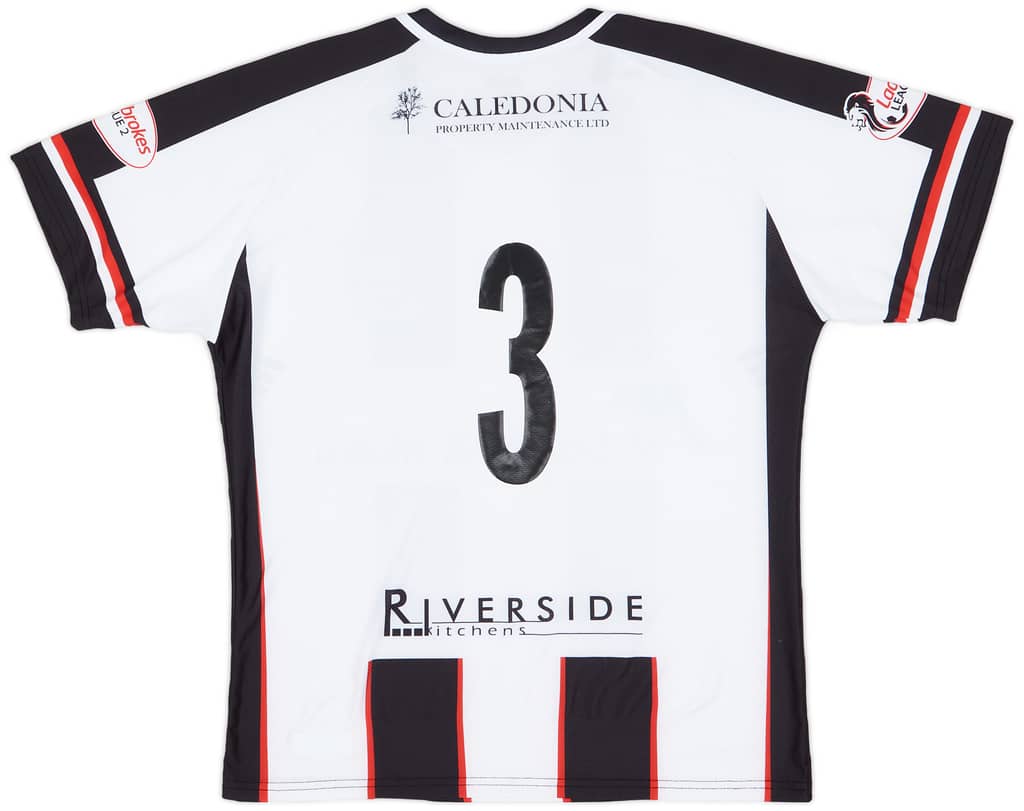 2018-20 Elgin City Match Issue Home Shirt #3