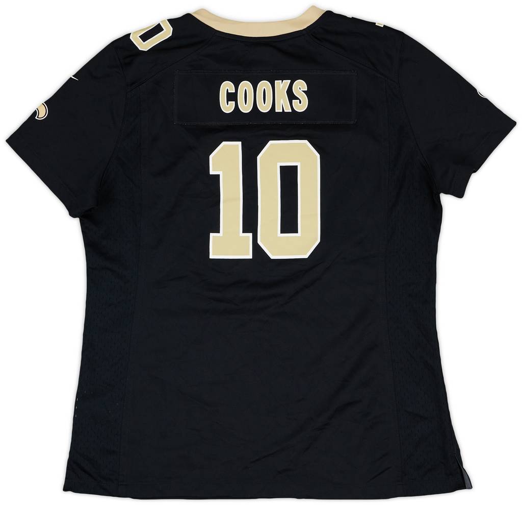 2014-16 New Orleans Saints Cooks #10 Nike Game Home Jersey Womens - 9/10 - (L)