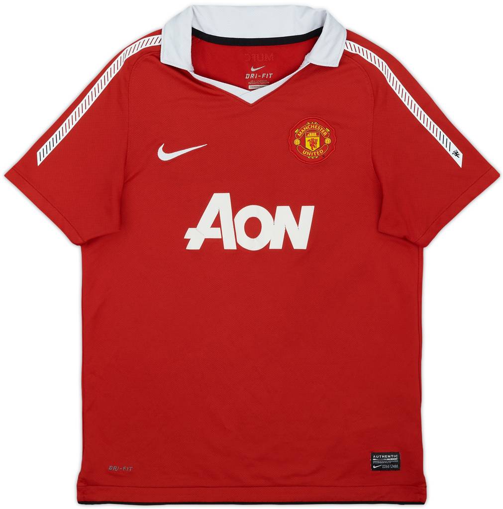 2010-11 Manchester United Home Shirt - 6/10 - (L.Boys)