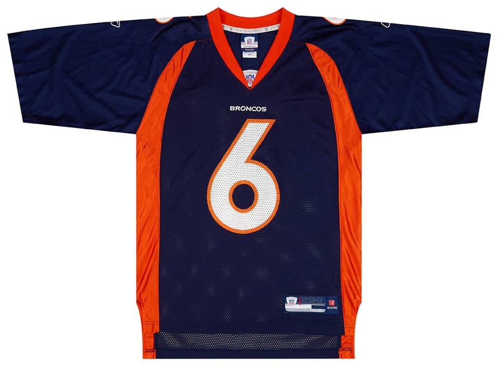 2007 Denver Broncos Cutler #6 Reebok On Field Jersey (Home) L