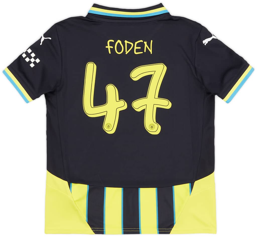 2024-25 Manchester City Away Shirt Foden #47 (KIDS)
