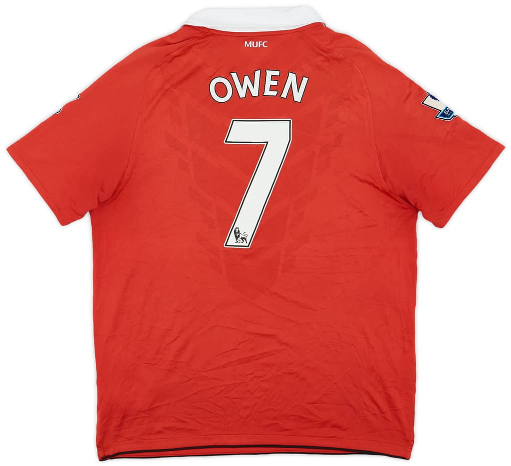 2010-11 Manchester United Home Shirt Owen #7 - 5/10 - (L)