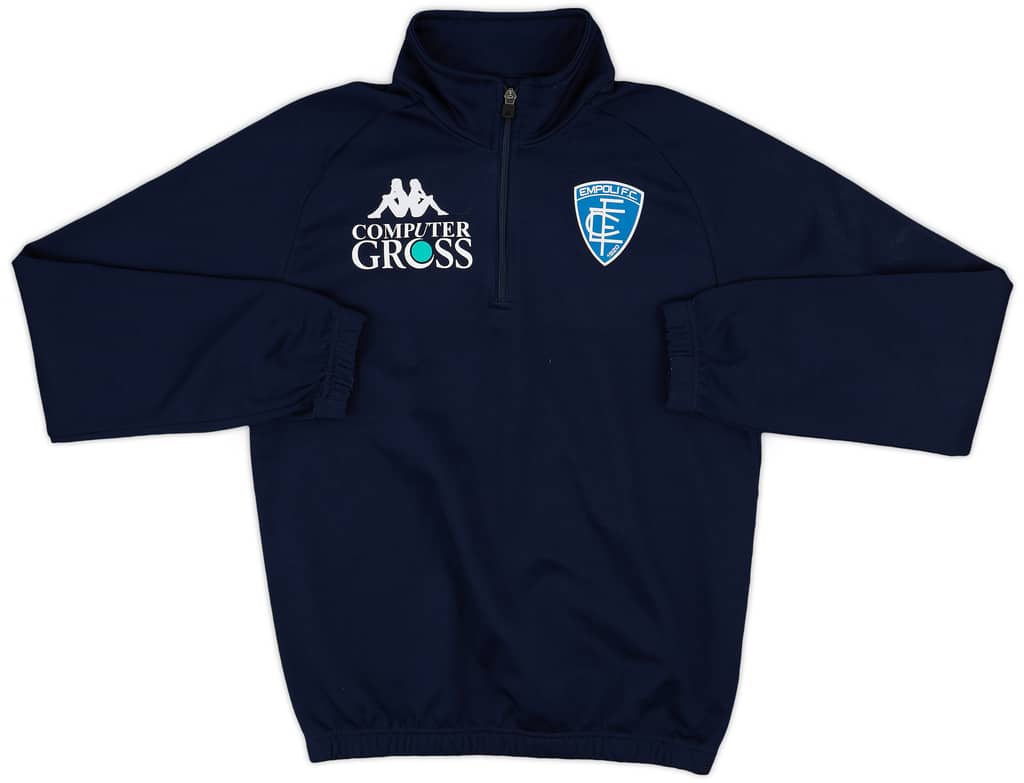 2018-19 Empoli Kappa 1/4 Zip Sweat Top - 9/10 - (M)