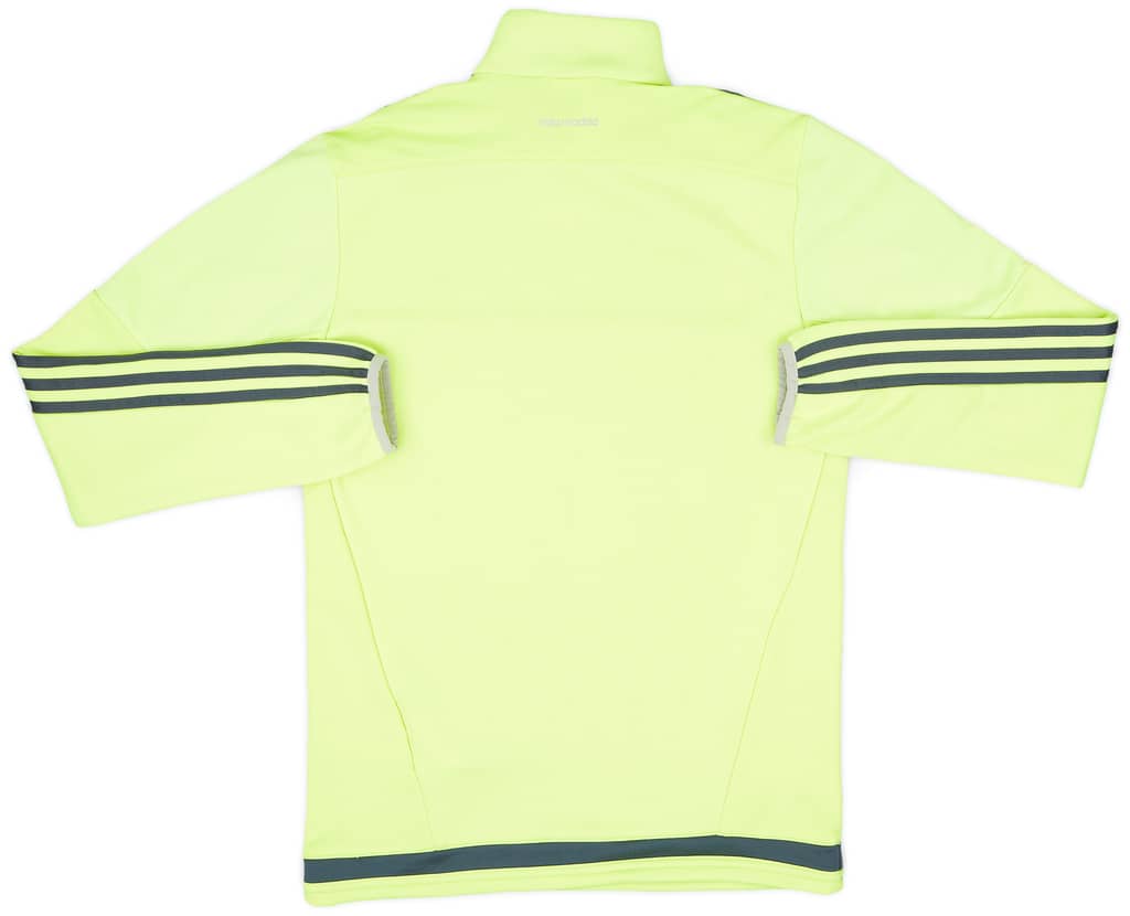 2015-16 Real Madrid adidas 1/4 Zip Drill Top - 5/10 - (XS)