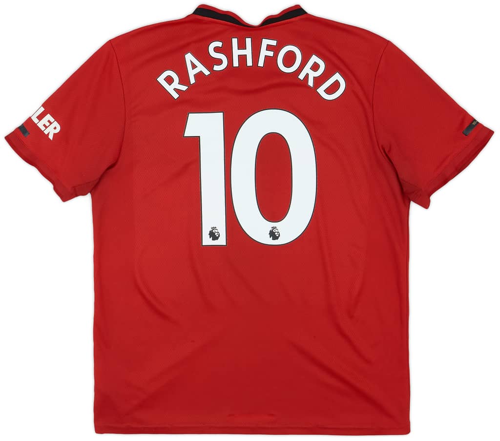 2019-20 Manchester United Home Shirt Rashford #10 - 5/10 - (L)