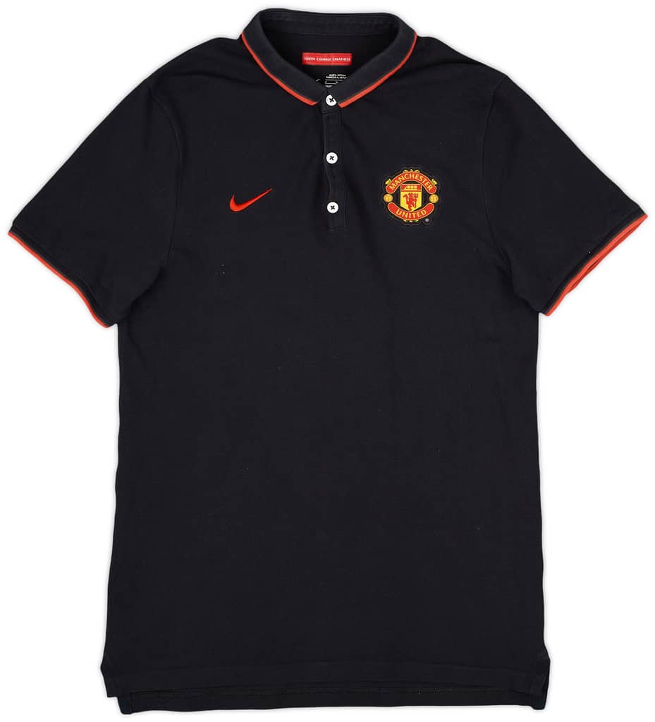 2014-15 Manchester United Nike Polo Shirt - 9/10 - (M)