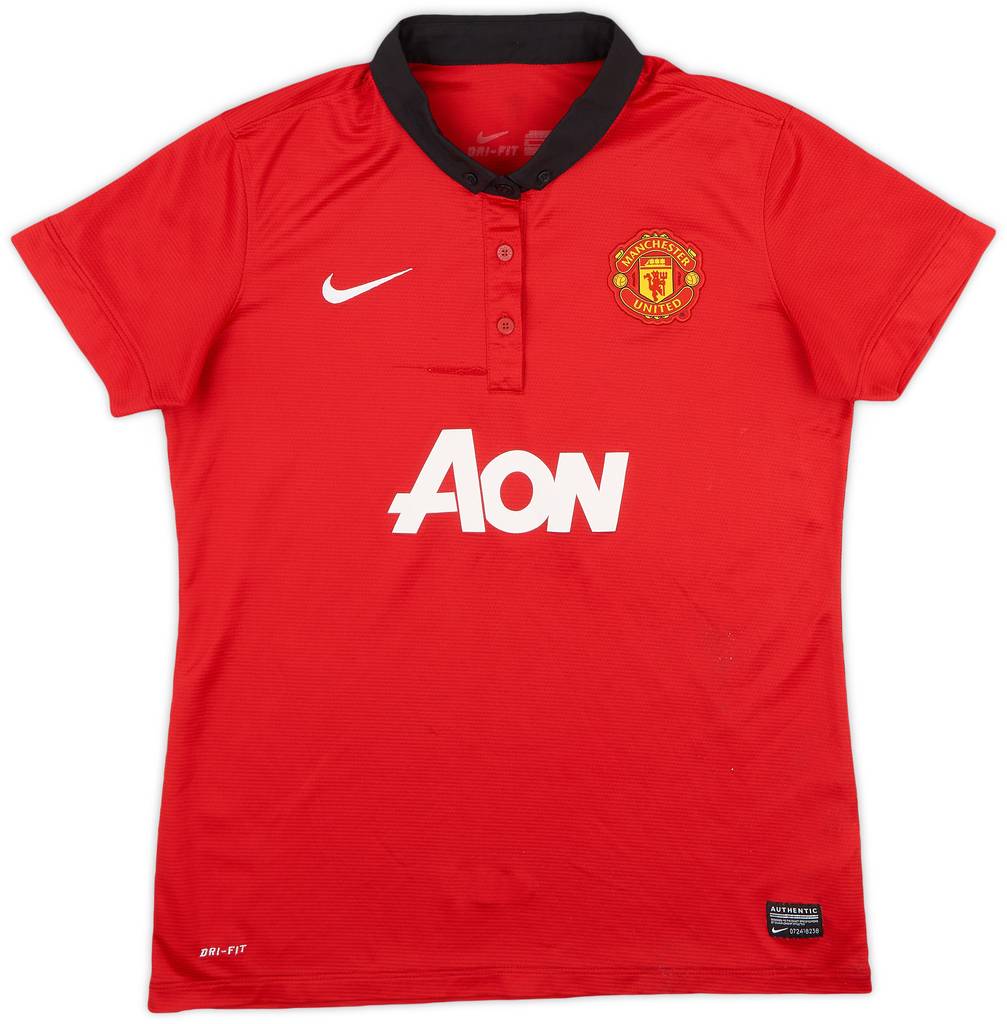 2013-14 Manchester United Home Shirt - 7/10 - (Women's M)