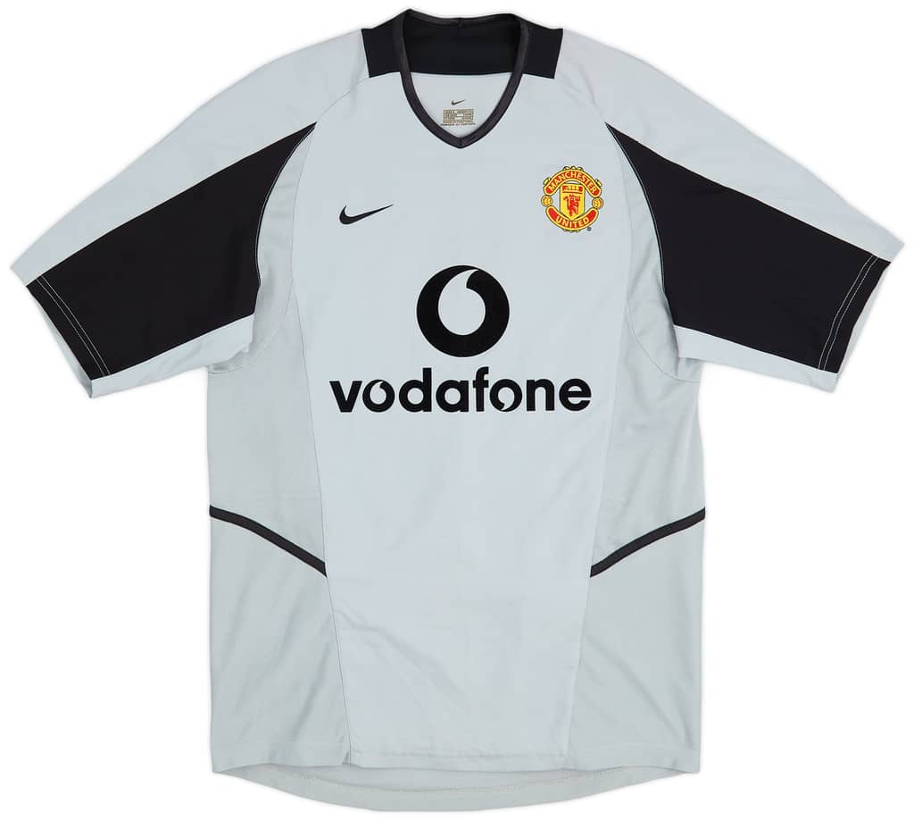 2002-04 Manchester United GK S/S Shirt Barthez #1 - 8/10 - (S)