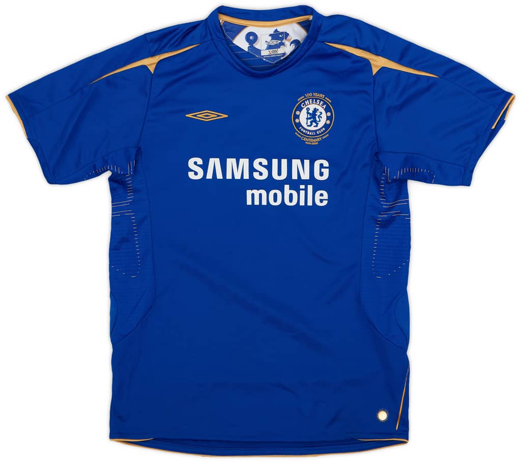 2005-06 Chelsea Centenary Home Shirt - 9/10 - (XL.Boys)