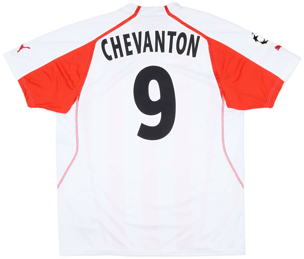 2005-06 Monaco European Home Shirt Chevanton #9 (XXL)
