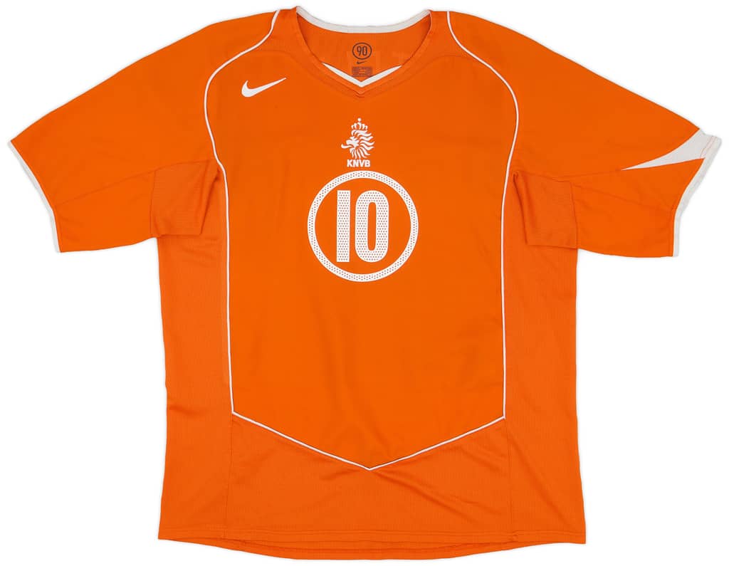 2004-06 Netherlands Home Shirt V.Nistelrooy #10