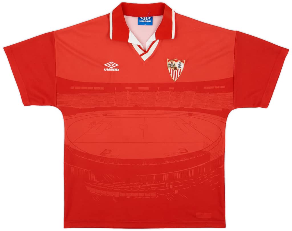 1996-98 Sevilla Away Shirt - 8/10 - (XL)