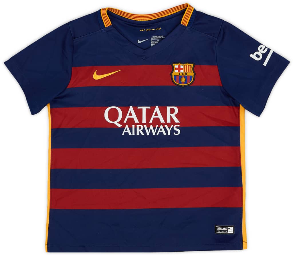 2015-16 Barcelona Home Shirt - 9/10 - (5-6 Years)