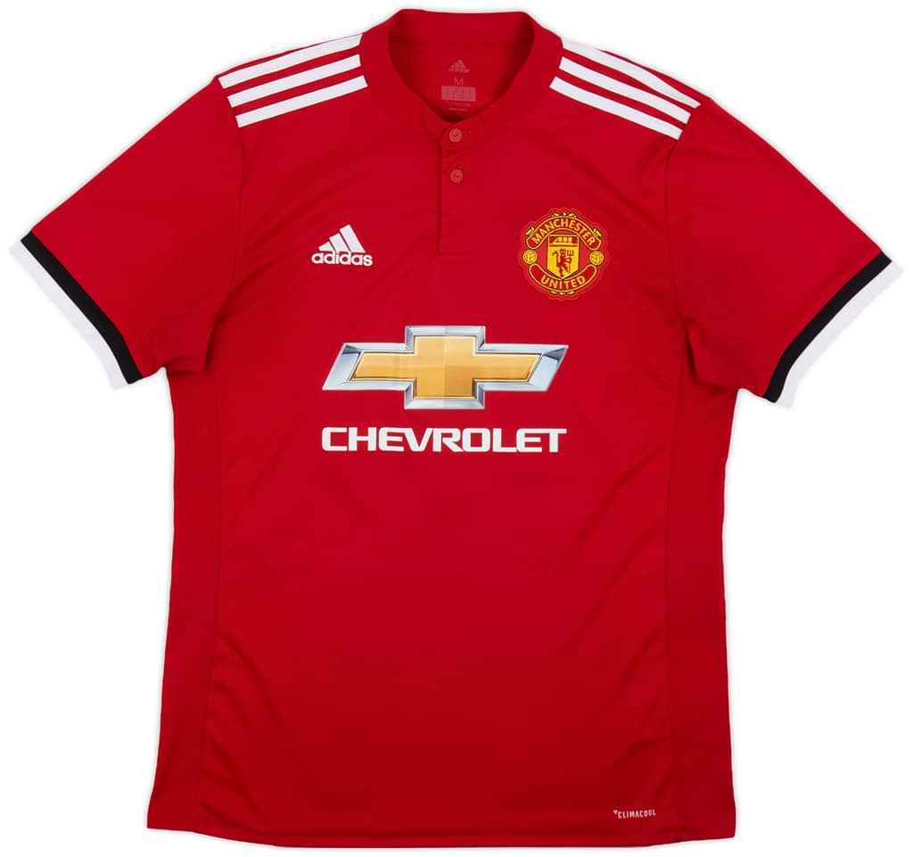 2017-18 Manchester United Home Shirt Shaw #23 - 9/10 - (M)