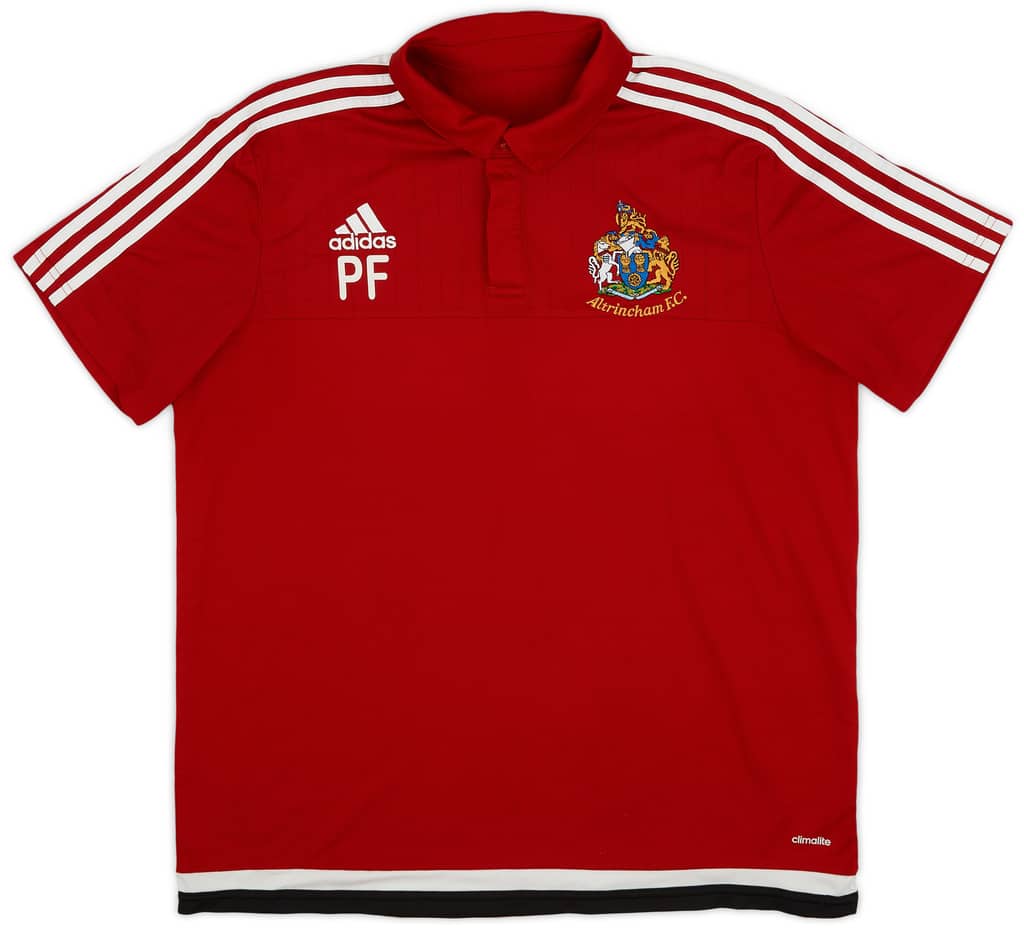 2016-17 Altrincham Staff Issue adidas Polo Shirt PF - 8/10 - (XL)