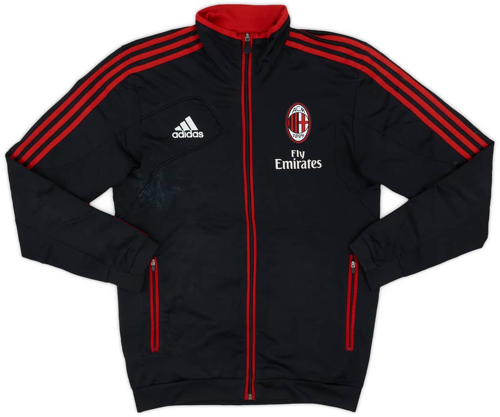 2012-13 AC Milan adidas Track Jacket - 6/10 - (S)
