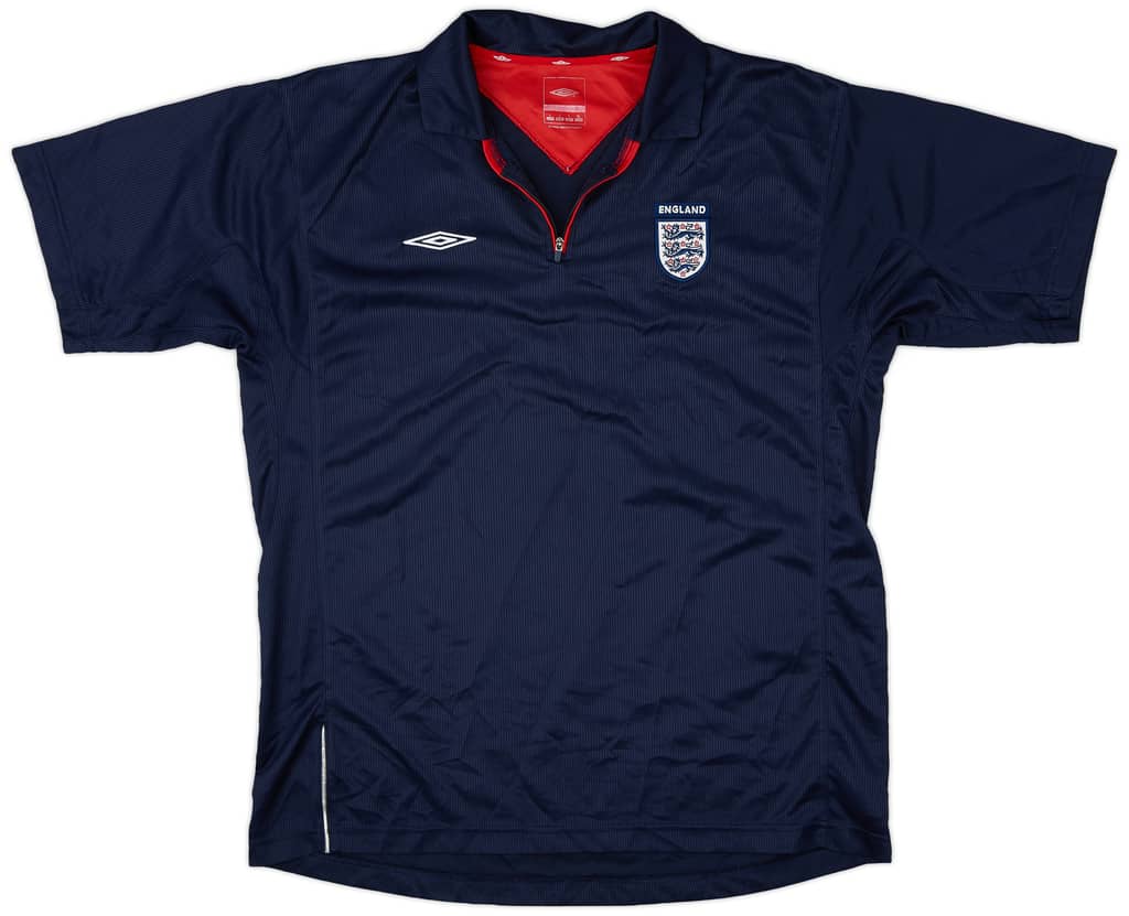 2006-07 England Umbro 1/4 Zip Training Shirt - 7/10 - (L)