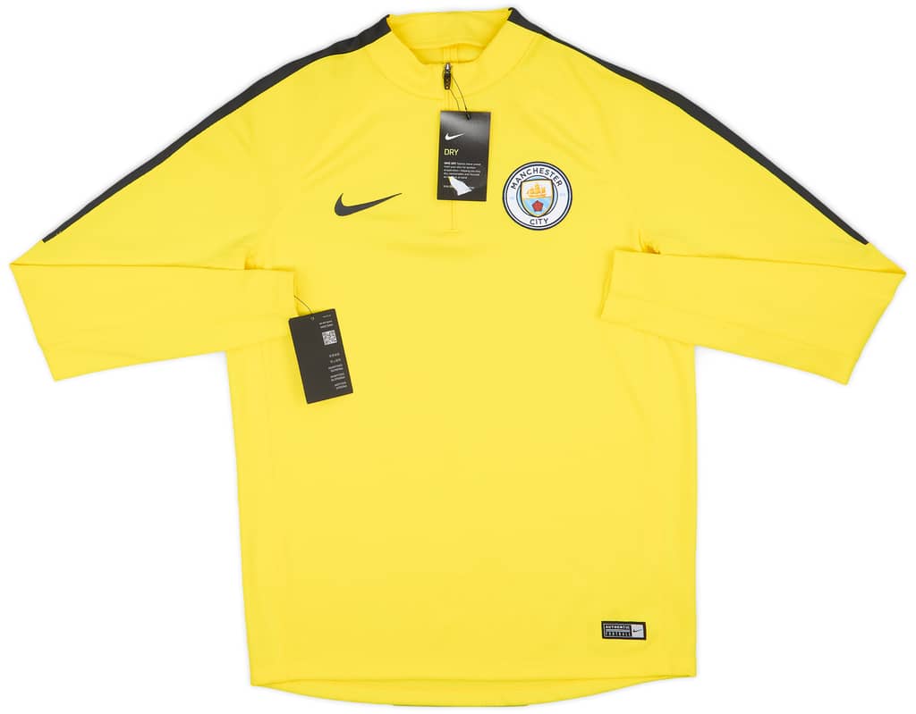 2017-18 Manchester City Nike 1/4 Zip Training Top (M)