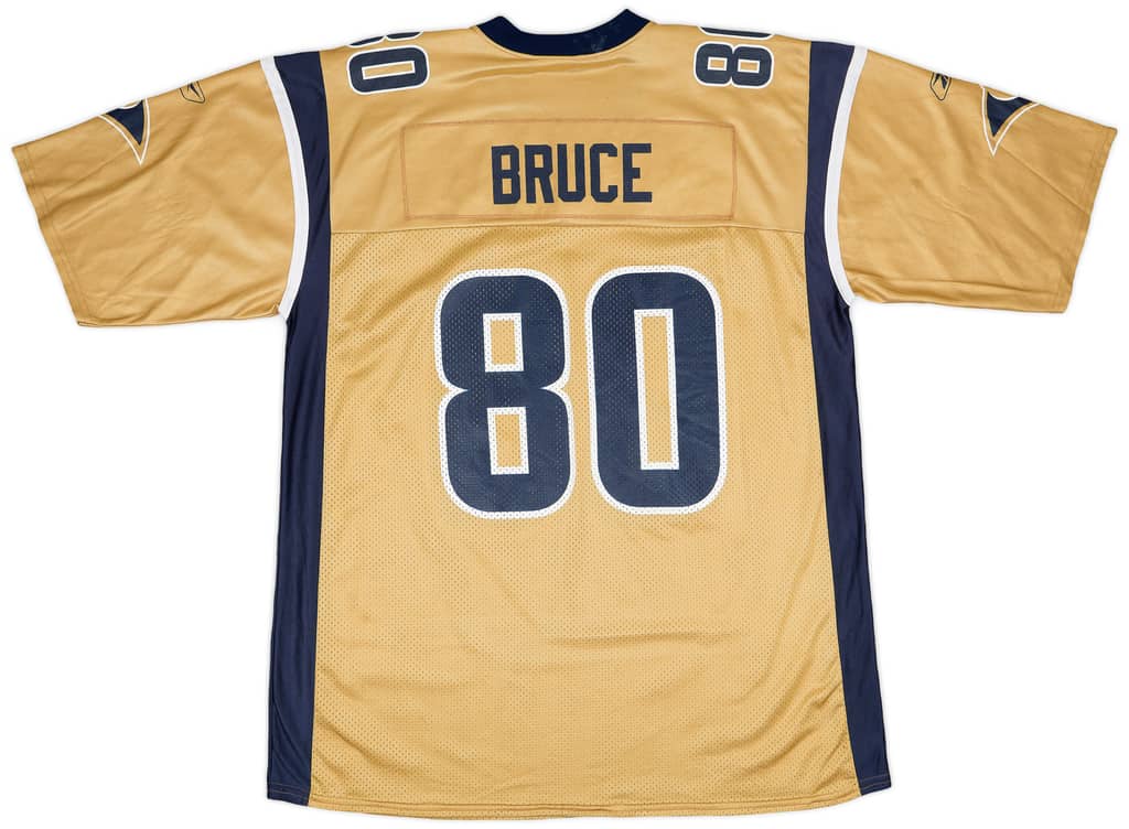 2001 St. Louis Rams Bruce #80 Reebok Alternate Jersey - 7/10 - (XL)
