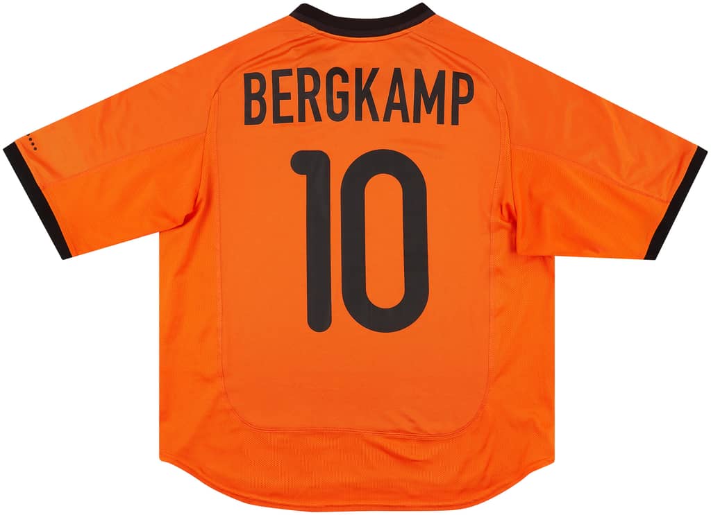 2000-02 Netherlands Home Shirt Bergkamp #10