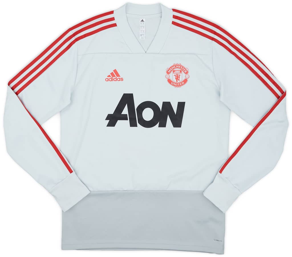2018-19 Manchester United adidas Sweat Top - 7/10 - (M)