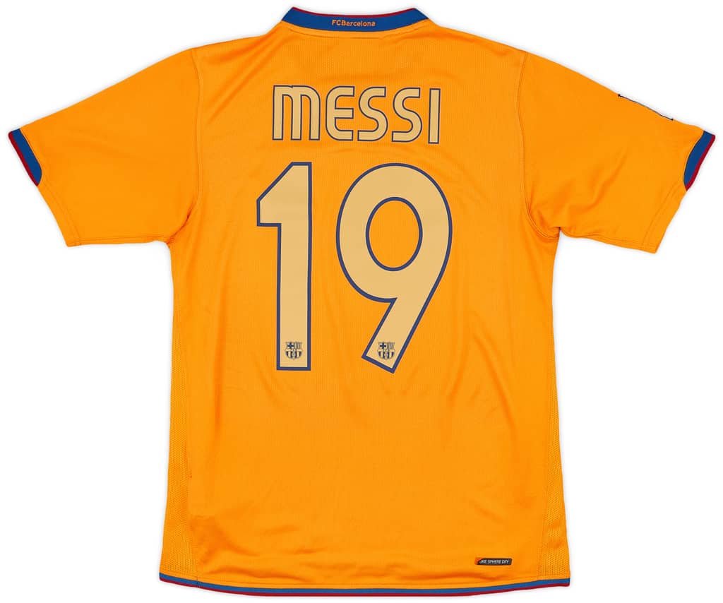 2006-08 Barcelona Away Shirt Messi #19 - 8/10 - (S)