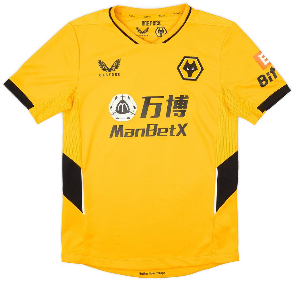 2021-22 Wolves Home Shirt - 9/10 - (S)
