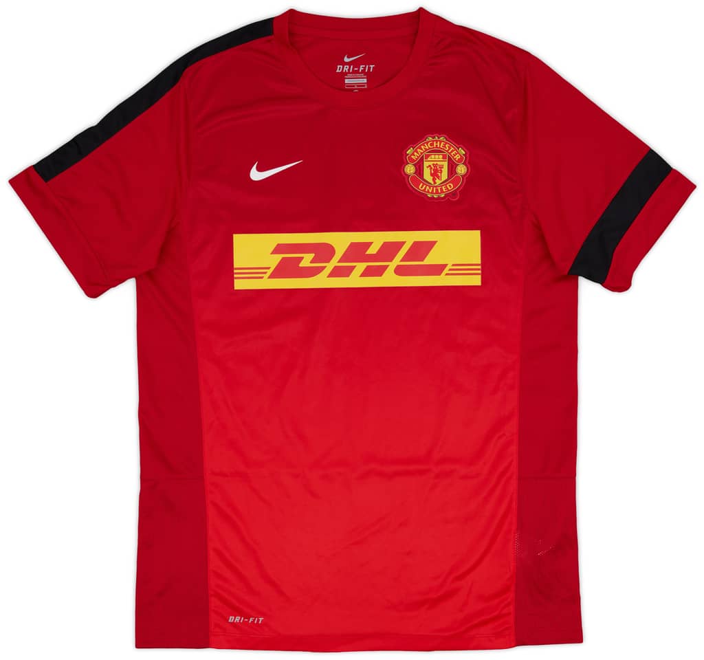 2013-14 Manchester United Nike Training Shirt - 10/10 - (L)