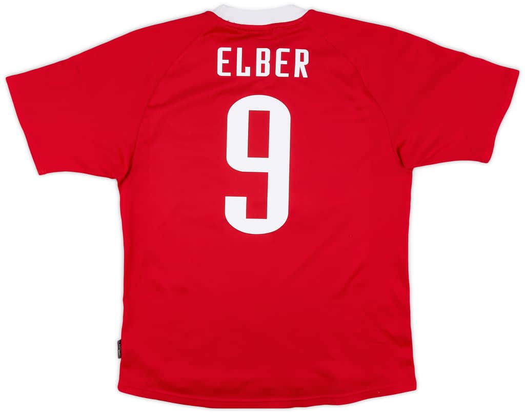 2001-02 Bayern Munich CL Shirt Elber #9 - 7/10 - (M)