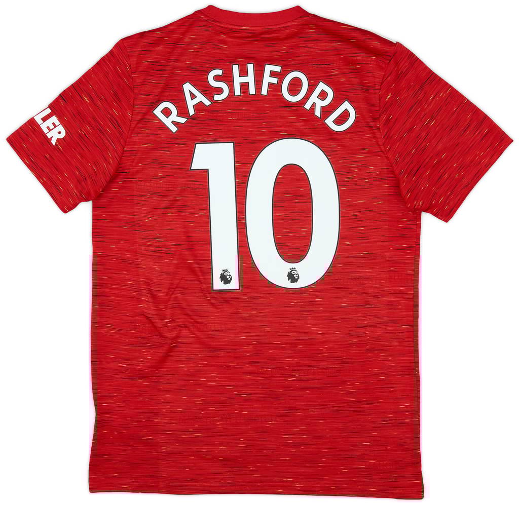 2020-21 Manchester United Home Shirt Rashford #10 - 10/10 - (M)