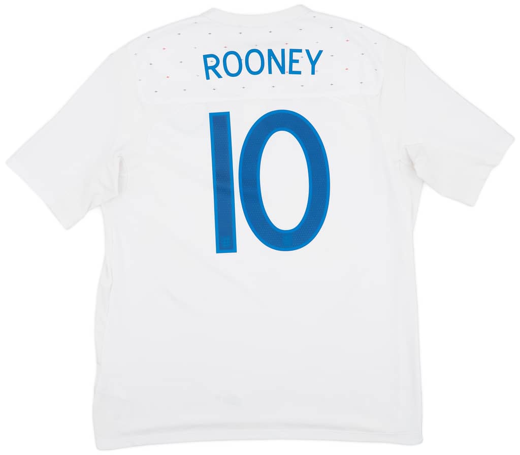 2010-11 England Home Shirt Rooney #10 - 7/10 - (L)