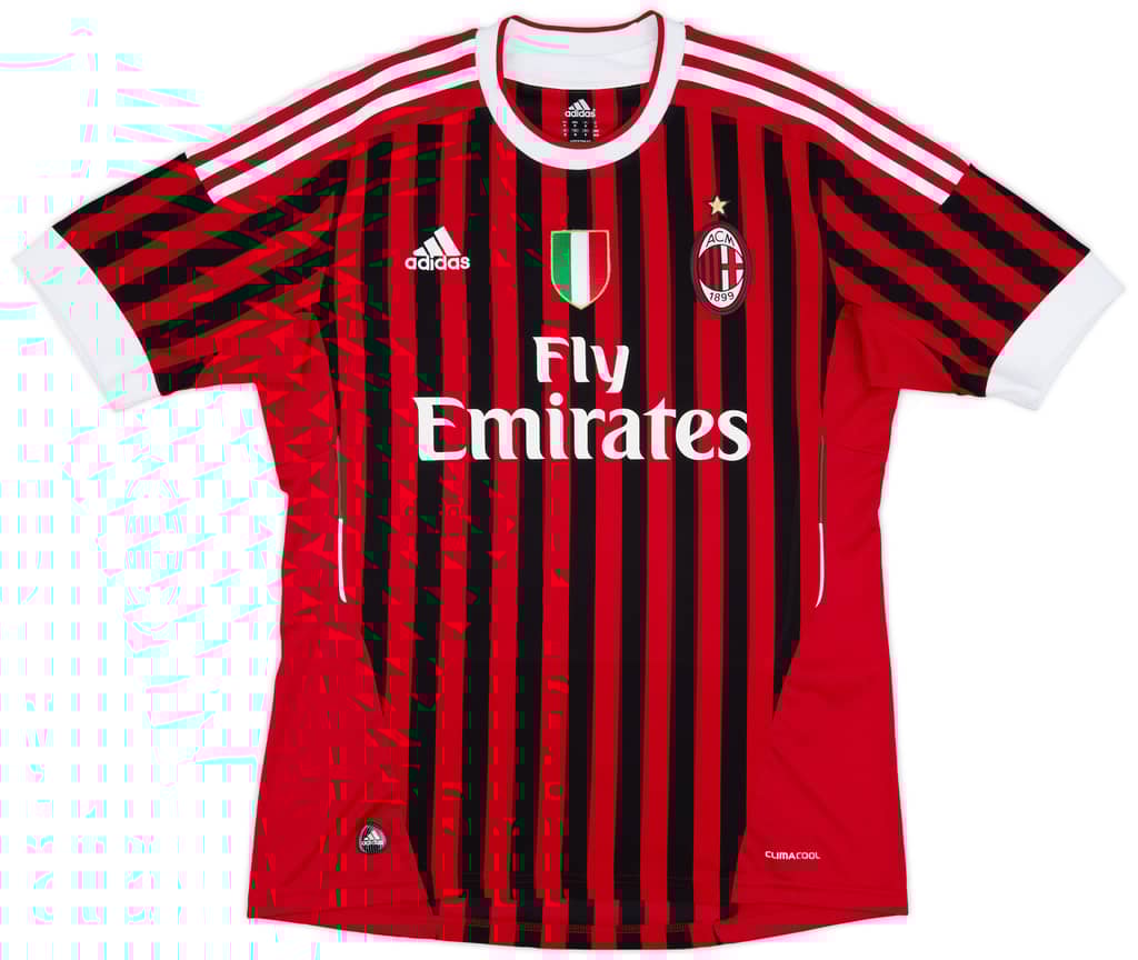 2011-12 AC Milan Home Shirt Prince #27 - 5/10 - (M)