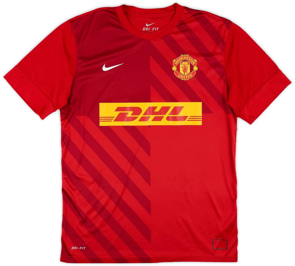 2012-13 Manchester United Nike Training Shirt - 6/10 - (L)
