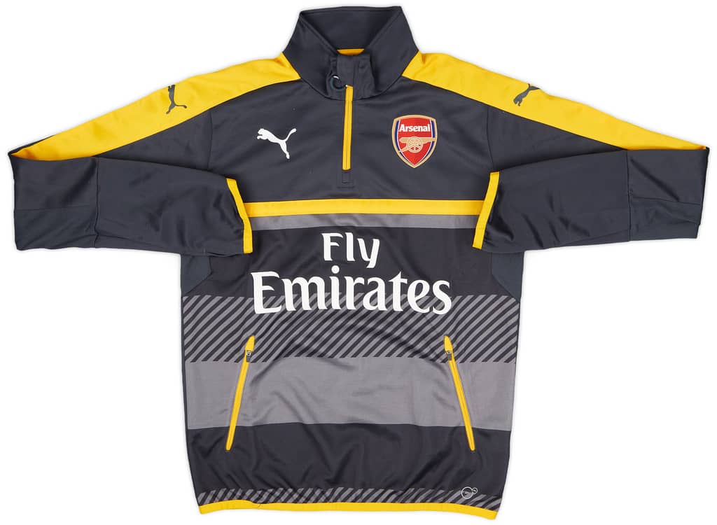 2016-17 Arsenal Puma 1/4 Zip Drill Top - 10/10 - (S)