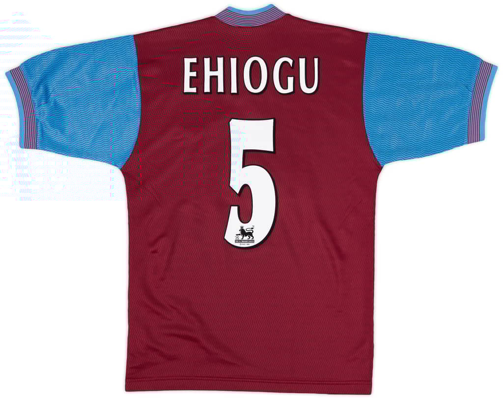 1997-98 Aston Villa Home Shirt Ehiogu #5 - 9/10 - (S)