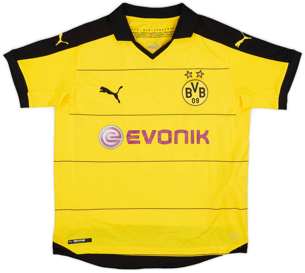2015-16 Borussia Dortmund Home Shirt - 8/10 - (XL.Boys)