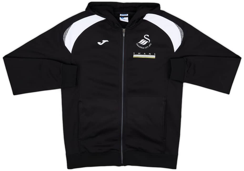 2018-19 Swansea Joma Hooded Track Top - 8/10 - (L)