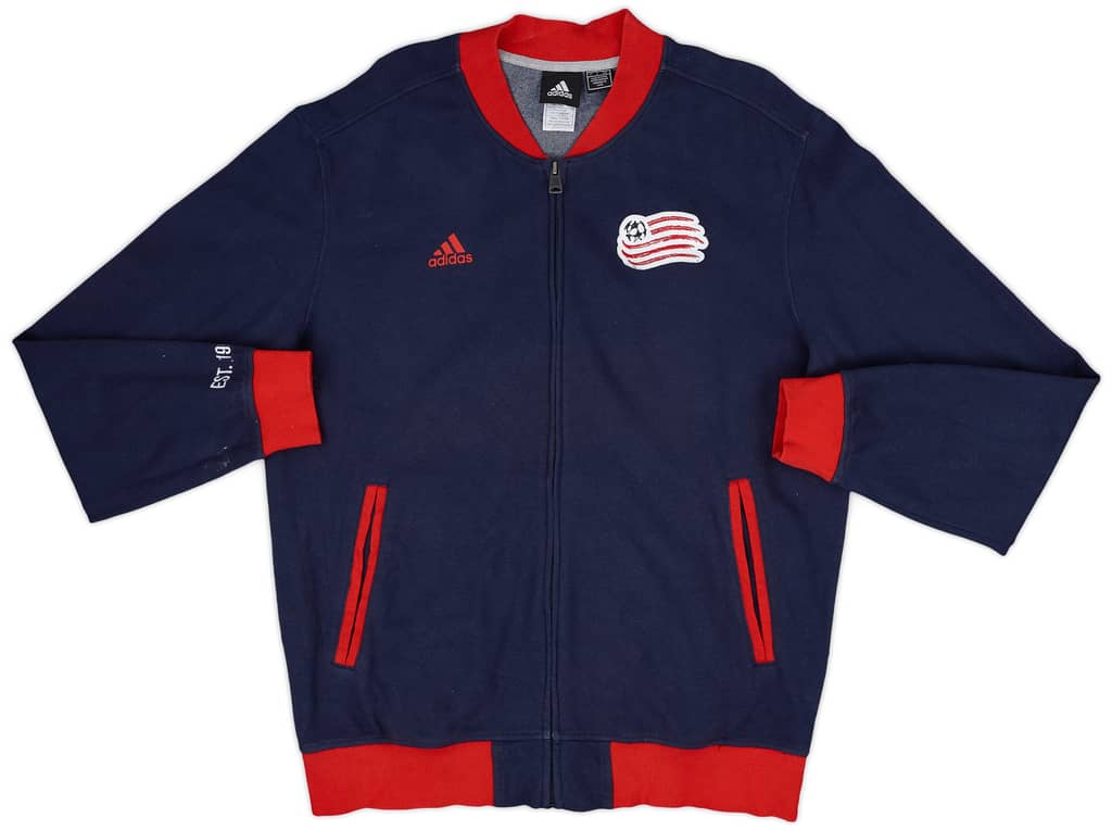 2016-17 New England Revolution adidas Track Jacket - 8/10 - (L)