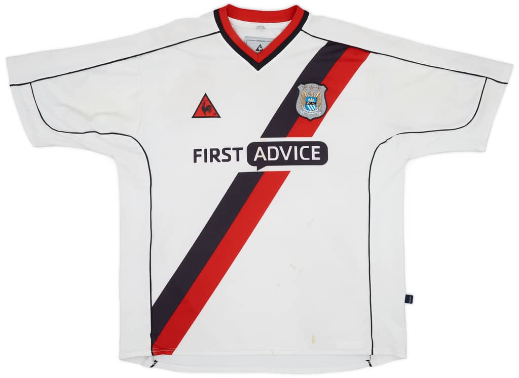 2002-03 Manchester City Away Shirt Goater #10 - 5/10 - (XL)